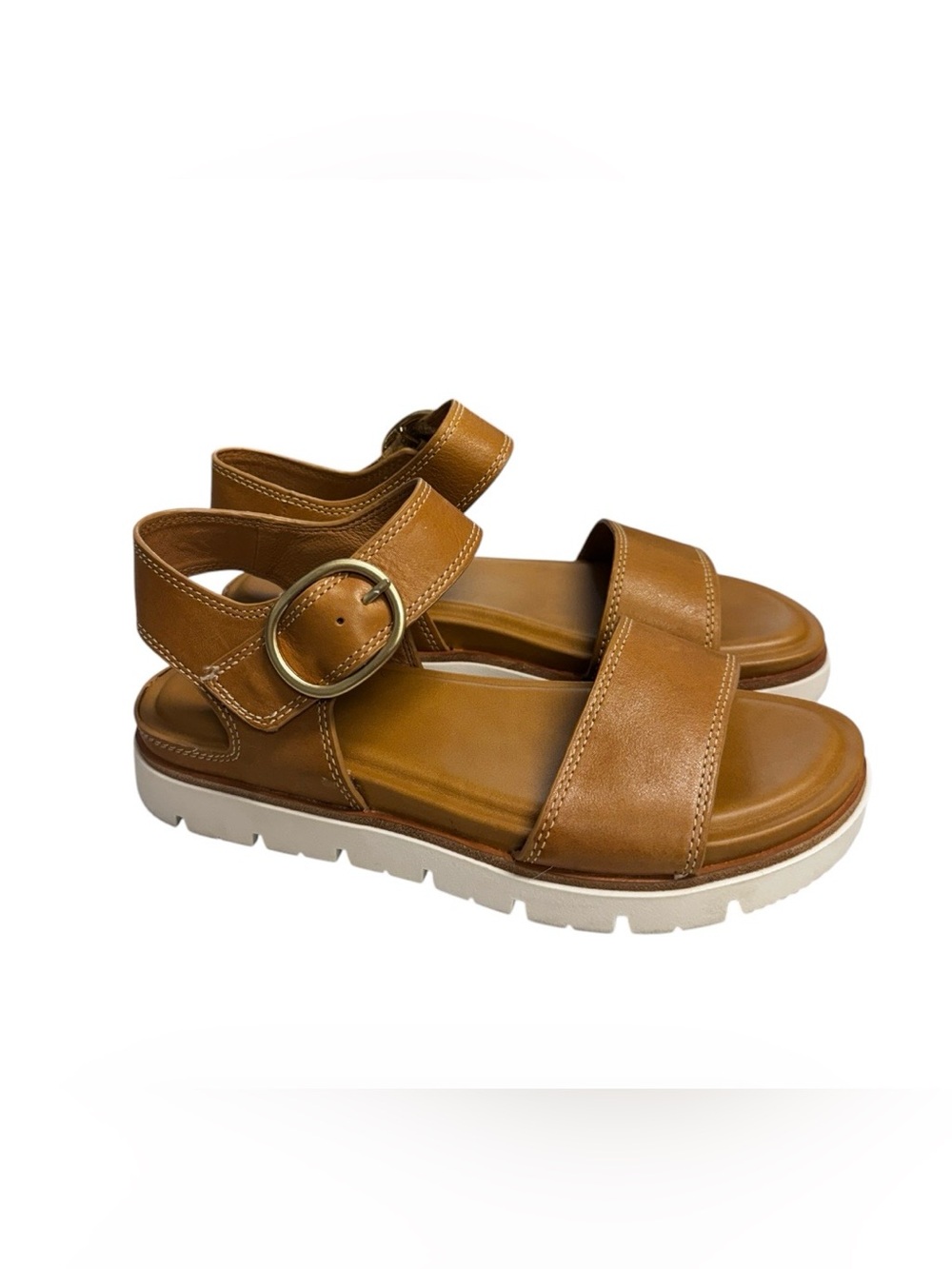 Sofft Women’s Gweneth Carmel Leather Sandals Size 8